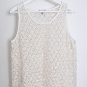 **VINCE CAMUTO**BEACH LACE TANK TOP**